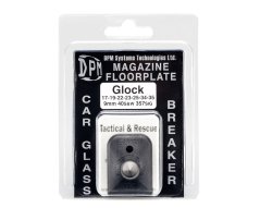 DPM dno zásobníku Glock s rozbíječem skla – černé