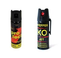 F.W. KLEVER pepřový sprej KO JET 50 ml + pepřový sprej Protect - 15ml