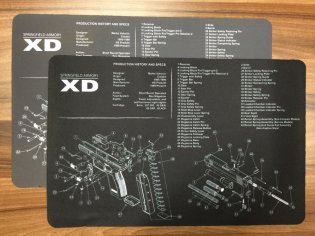 Podložka pod zbraně SPRINGFIELD ARMORY XD - černá