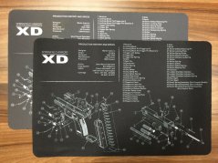 Podložka pro čištění zbraní SPRINGFIELD ARMORY XD - černá