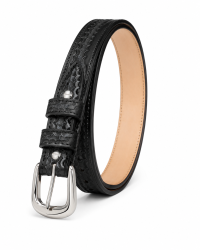 Triple K #53 Deluxe Ranger Belt – americký kožený opasek, černý, vel. 42