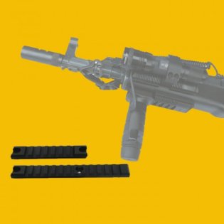 ESP Sada 2 ks RAILů standardu NATO MIL-STD-1913 1x 155 mm + 1x 98 m