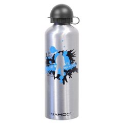 Compass ALU SILVER 750 ml – hliníková cykloláhev, stříbrná