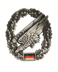 Odznak na baret BW Bundeswehr Fallschirmjäger – výsadkář