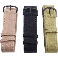 Smith & Wesson náhradní pásky na hodinky SWW-1464-BK 20 mm – 3 ks