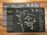 Podložka pod zbraně SMITH & WESSON M&P - šedá