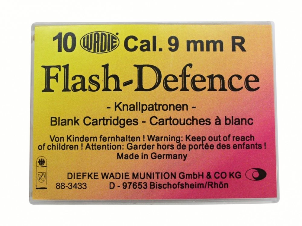 Flash Defence náboje 9mm pro REVOLVER-10ks