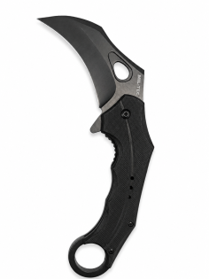 Zavírací nůž Mil-Tec Karambit G10 černý – čepel 8 cm