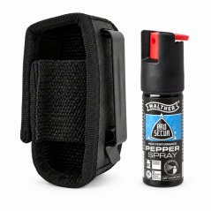 Set pepřového spreje Walther ProSecur 16 ml UV a černého nylonového pouzdra SH-15