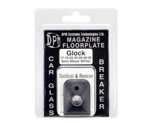 DPM dno zásobníku Glock s rozbíječem skla – černé