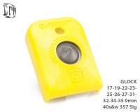 Dno zásobníku DPM s rozbíječem skla Glock 9mm - Žlutá